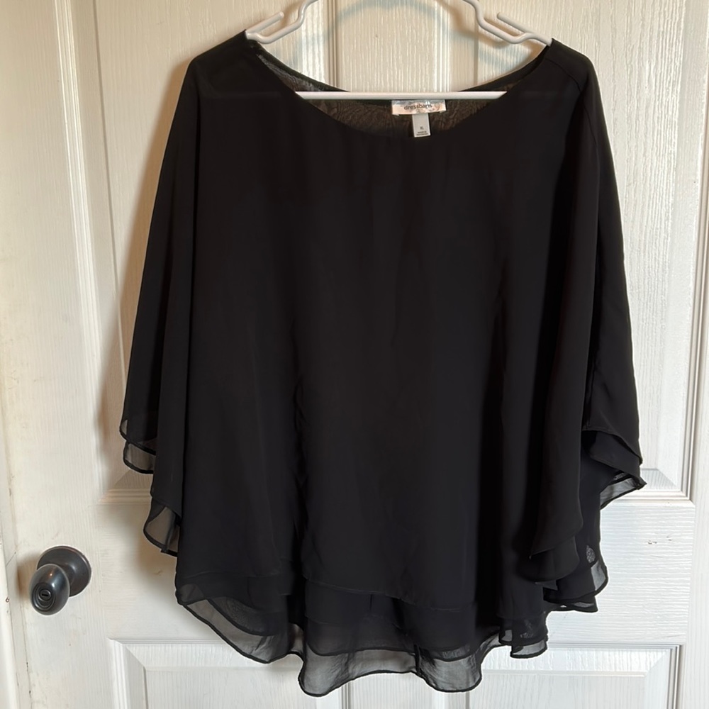 Dressy black top